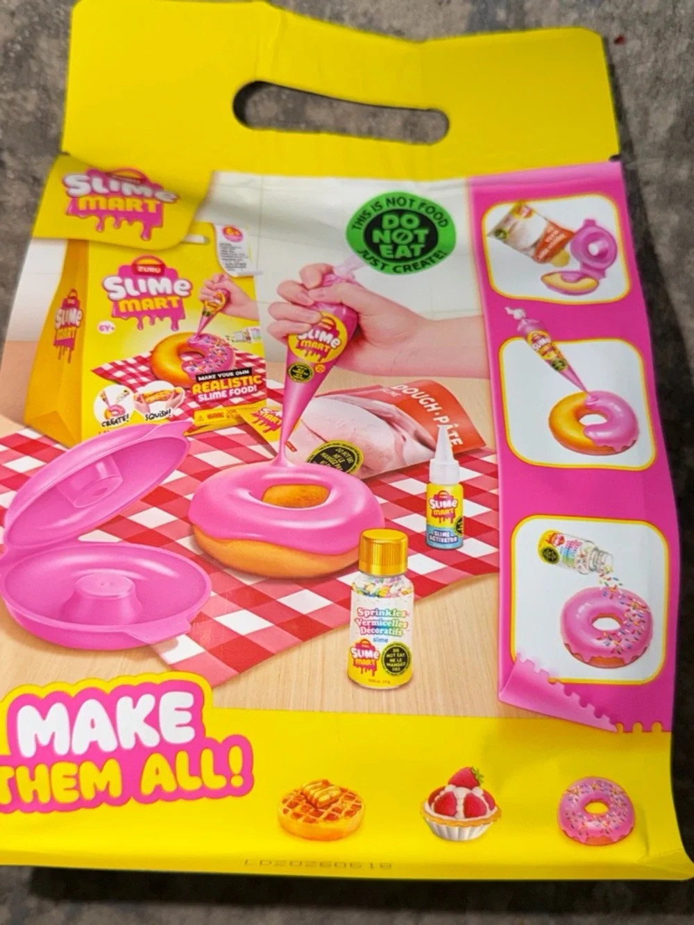 Slime Mart Yellow Realistic Slime Food Playset